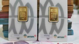 Setelah Anjlok Tajam, Harga Emas Antam Rebound Tipis Senin 17 November 2025 (Foto: Medcom/Husen M)