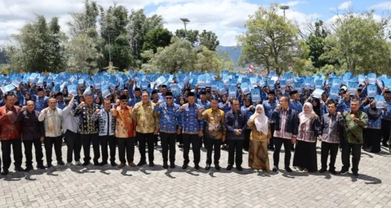 Pembagian SK PPPK Gelombang I di Lingkup Pemkot Sungai Penuh.