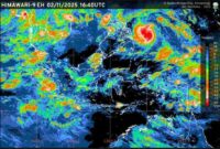 Visualisasi citra satelit prakiraan cuaca sejumlah kota di Indonesia, Senin (3/11/2025)(Foto: BMKG)
