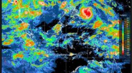 Visualisasi citra satelit prakiraan cuaca sejumlah kota di Indonesia, Senin (3/11/2025)(Foto: BMKG)