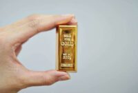 Ilustrasi emas batangan (Foto: Freepik)