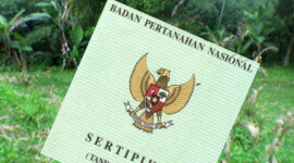 sertifikat tanah di Indonesia. (Foto: Setkab)