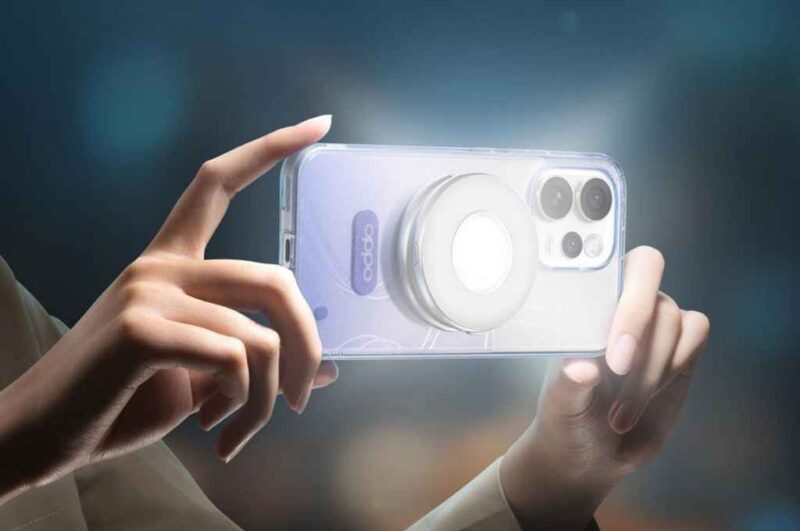 Oppo Rilis Magnetic Halo Flash Light: Solusi Pencahayaan Pro untuk Vlogger dan Fotografer Ponsel (Foto: medcom)