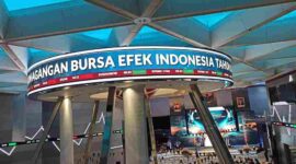 Suasana di Main Hall Bursa Efek Indonesia di kawasan bisnis SCBD Jakarta (Foto: RRI/Magdalena Krisnawati)