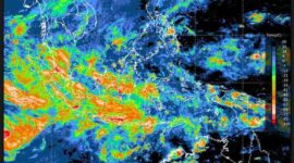 Visualisasi citra satelit prakiraan cuaca ibu kota provinsi se-Indonesia (Foto: BMKG)