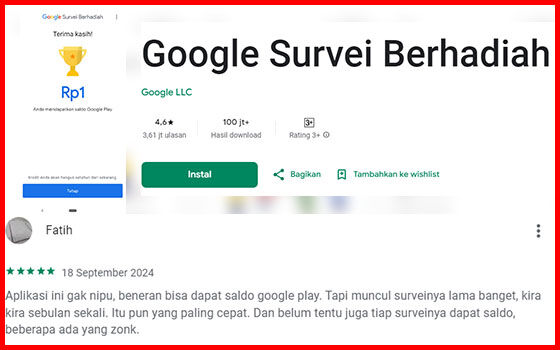 Google Opinion Rewards