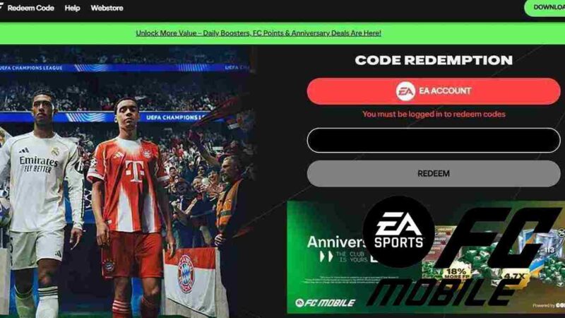Daftar Kode Redeem FC Mobile Terbaru 24 Desember 2025, Klaim Hadiah Pack Gratis
