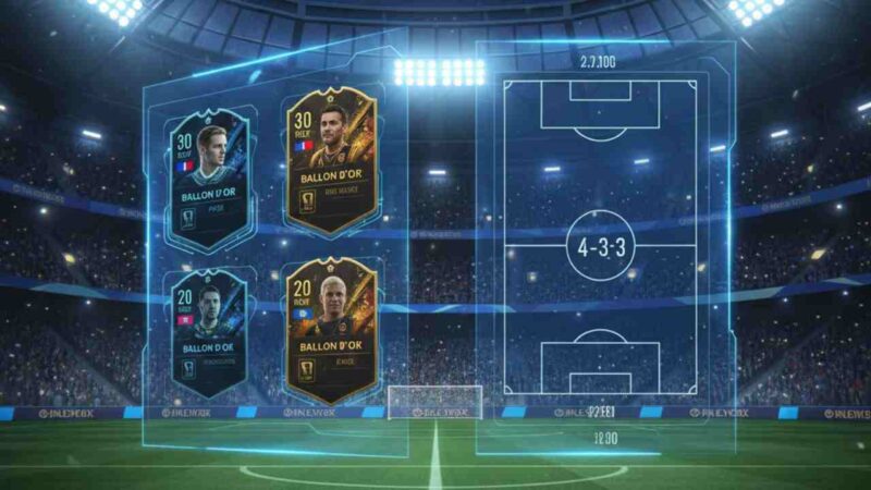 EA Sports FC Mobile 2025: Strategi Formasi & Tips Market (Foto: Britainaja.com/ Ilustrasi Digital)