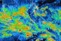 Visualisasi citra satelit prakiraan cuaca ibu kota provnsi se-Indonesia sejumlah kota di Indonesia  (Foto: BMKG/RRI)