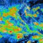 Visualisasi citra satelit prakiraan cuaca ibu kota provnsi se-Indonesia sejumlah kota di Indonesia  (Foto: BMKG/RRI)