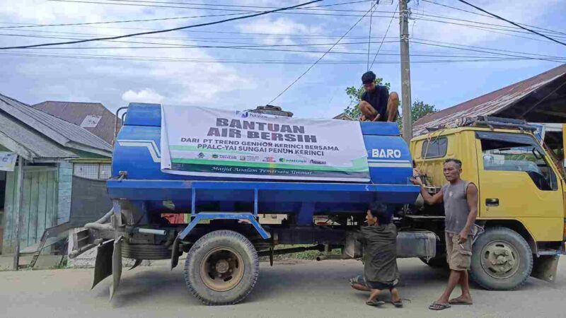 PT Tren Gen Horizon Salurkan Bantuan Air Bersih di Aceh Tamiang