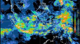Visualisasi citra satelit prakiraan cuaca ibu kota provinsi se-Indonesia (Foto: BMKG)