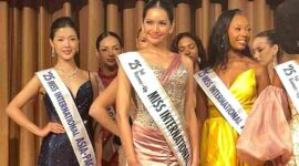 Melliza Xaviera Putri Yulian  Miss International 2025, di Tokyo (Foto: KBRI Tokyo)