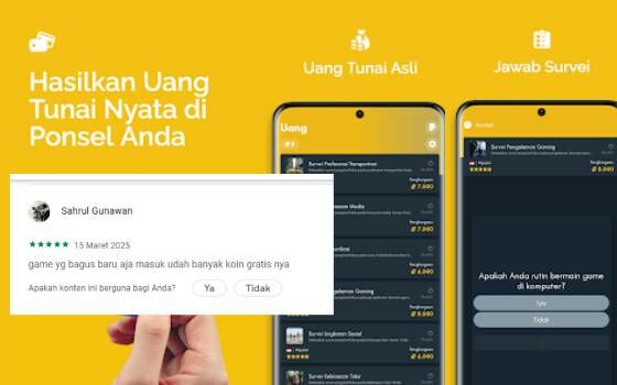 Ilustrasi Salah Satu Aplikasi Penghasil Dana (Foto: IST - Main Duit APK)