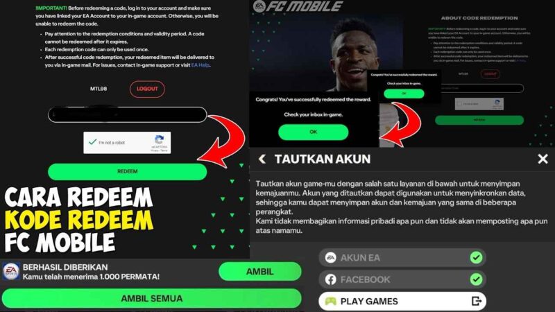 Cek Segera! Kode Redeem FC Mobile 16 Desember 2025: Raih Item Pack dan Limited Pack Gratis