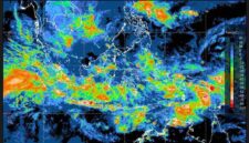 Visualisasi citra satelit prakiraan cuaca ibu kota provinsi se-Indonesia (Foto: BMKG)