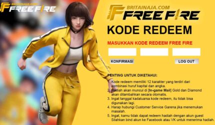 Kode Redeem FF 6 Februari 2026