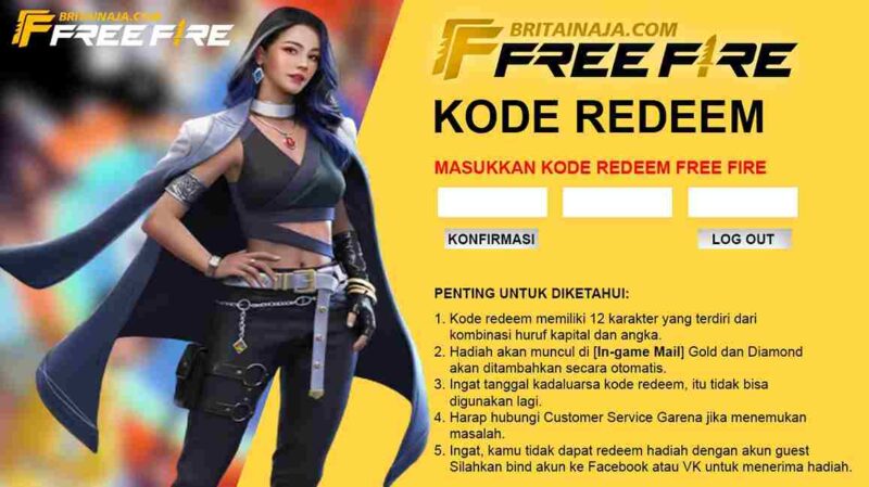 Update Kode Redeem Free Fire 1 Februari 2026: Banjir Skin Eksklusif Jujutsu Kaisen!