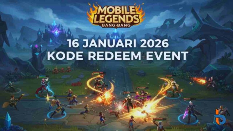 Buruan Klaim! Kode Redeem Mobile Legends 16 Januari 2026: Dapatkan Skin Epik Gratis (Foto: gemini/britainaja.com)