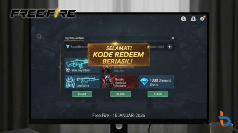 Buruan Klaim! Kode Redeem FF 17 Januari 2026 Terbaru untuk Skin Langka dan Diamond (Foto: gemini/britainaja.com)