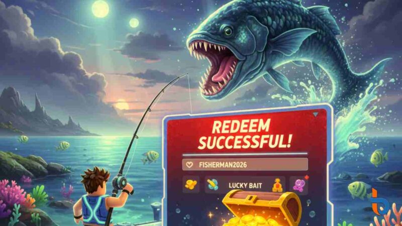 Kode Redeem Fish It Roblox 18 Januari 2026: Tarikan Maut dan Reward Langka! (Foto: gemini/britainaja.com)