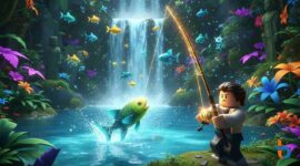 Spot Memancing Rahasia Fish It Roblox 2026: Lokasi Terbaik Gunakan Luck Boost Anda! (Foto: gemini/britainaja.cm)
