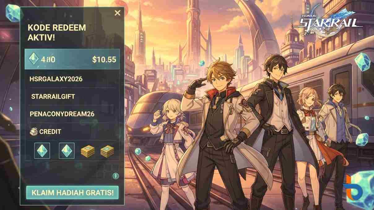 Update Kode Redeem Honkai Star Rail 20 Januari 2026: Ambil Stellar Jade ...