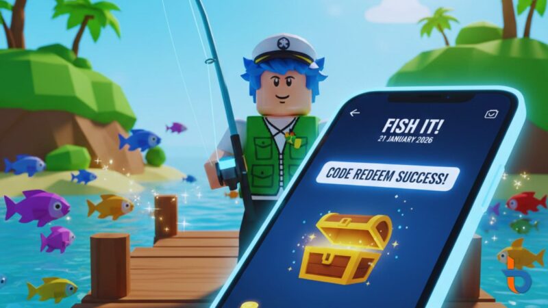 Panen Koin Cepat! Daftar Kode Redeem Fish It Roblox 21 Januari 2026 Terbaru (Foto: AI/britainaja.com)