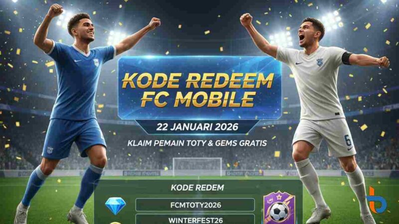 Kode Redeem FC Mobile 22 Januari 2026: Klaim Pemain TOTY dan Gems Gratis