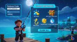 Kode Redeem Fish It Roblox 23 Januari 2026: Klaim Umpan Legendaris dan Gems Gratis! (Foto: AI/britainaja.com)