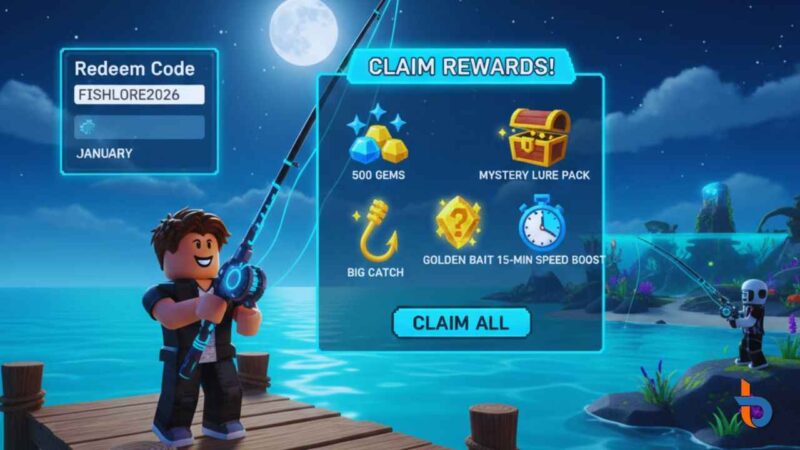 Kode Redeem Fish It Roblox 23 Januari 2026: Klaim Umpan Legendaris dan Gems Gratis! (Foto: AI/britainaja.com)