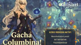 Kode Redeem Genshin Impact 23 Januari 2026: Primogem Gratis Buat Gacha Columbina! (Foto: AI/britainaja.com)