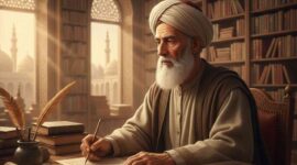 Ilustrasi. Al-Kindi: Sang Polimatik yang Menyelamatkan Logika Dunia dan Menemukan Kode Rahasia (Foto: gemini)