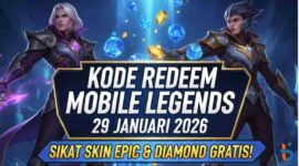 Kode Redeem Mobile Legends 29 Januari 2026: Sikat Skin Epic dan Diamond Gratis!