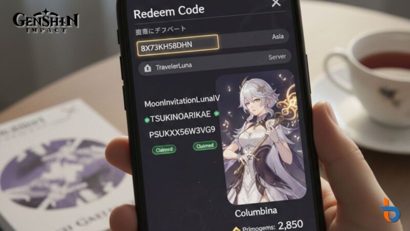 Kode Redeem Genshin Impact 31 Januari 2026: Stok Primogems Gratis untuk Gacha Columbina