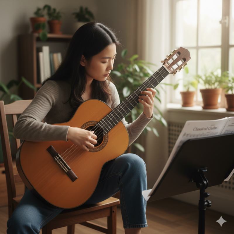 Cara Belajar Gitar Klasik untuk Pemula, Kuasai Teknik Dasar Hingga Membaca Notasi
