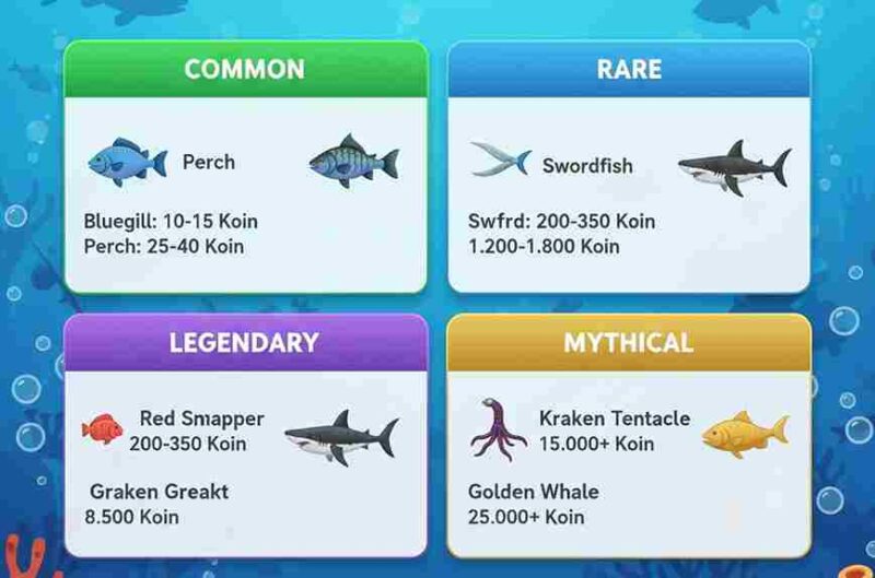 Panduan Harga Jual Ikan Fish It Roblox 2026: Strategi Cepat Kaya Jadi Nelayan Sultan (Foto: gemini)