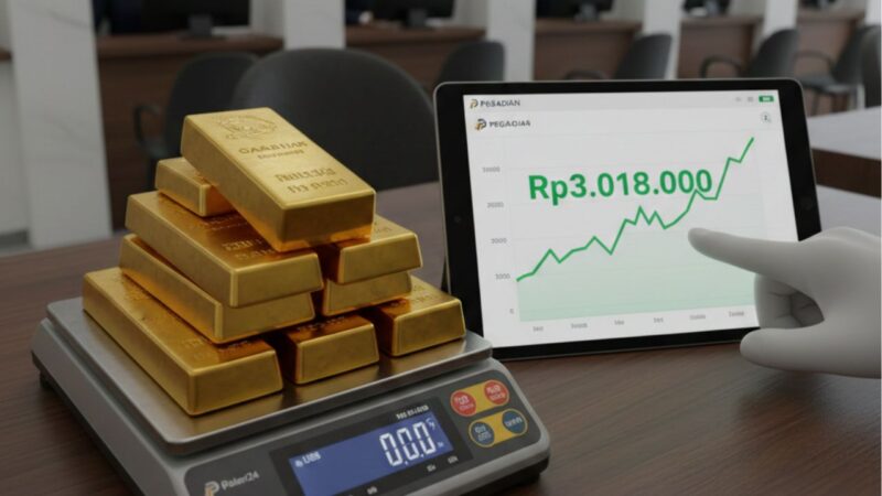 Harga Emas Pegadaian Hari Ini: Cetak Rekor, UBS Tembus Rp3 Juta Per Gram