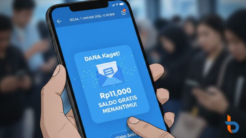 Buruan Klik! Cara Klaim Saldo DANA Kaget Gratis Awal Tahun 2026 Senilai Rp111 Ribu