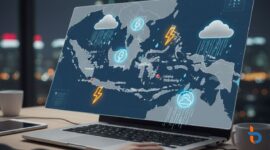 Prakiraan Cuaca Indonesia 12 Januari 2026: Waspada Hujan Petir di Sejumlah Wilayah (Foto: gemini)