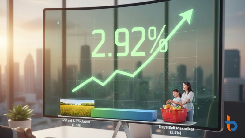 Inflasi Indonesia 2,92 Persen, Sinyal Positif Stabilitas Ekonomi Nasional