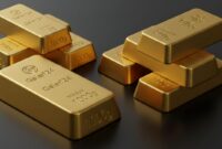 Ilustrasi. Harga Emas Antam Stagnan di Awal Pekan, Saatnya Akumulasi atau Menunggu? (Foto: AI/britainaja.com)