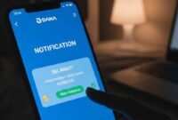 Cara Cek Notifikasi Saldo DANA Gratis Rp150 Ribu yang Cair ke Pengguna Malam Ini (Foto: AI/britainaja.com)
