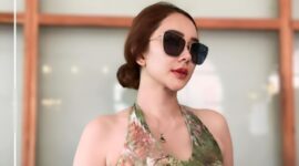 Momen Seru Aura Kasih, Inara Rusli, dan Ari Lasso Saat Latihan Menembak. (Foto : Ig @aurakasih)