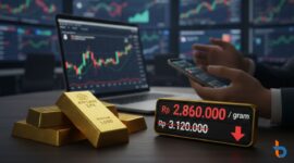 Harga Emas Antam Anjlok Rp260.000 Hari Ini, Saatnya Borong atau Tunggu?