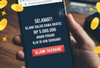 Saldo DANA Gratis Akhir Pekan, Waspada Link Palsu yang Mengincar Akun Anda