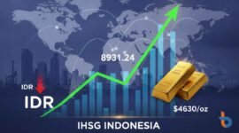 Rupiah Tertekan di Tengah Lonjakan Harga Emas Dunia (Foto: britainaja.com)