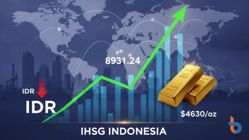 Rupiah Tertekan di Tengah Lonjakan Harga Emas Dunia (Foto: britainaja.com)