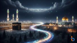 Ilustrasi. Menyelami Hikmah Terdalam Peristiwa Isra Mi’raj. (Foto: gemini/britainaja.com)