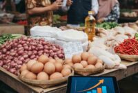 Daftar Bahan Pokok Pemicu Inflasi Ramadan: Strategi Pemerintah Amankan Harga Pangan (Foto: AI/britainaja.com)